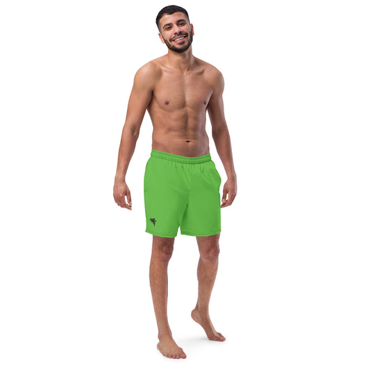 Light green Men's swim trunks "plus size available"
